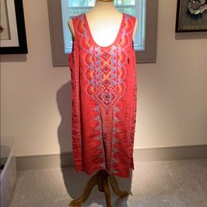 Johnny Was Sonoma Side-Button Embroidered Tunic